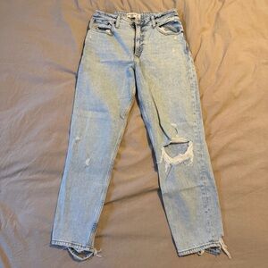Light Blue Distressed Women's Jeans